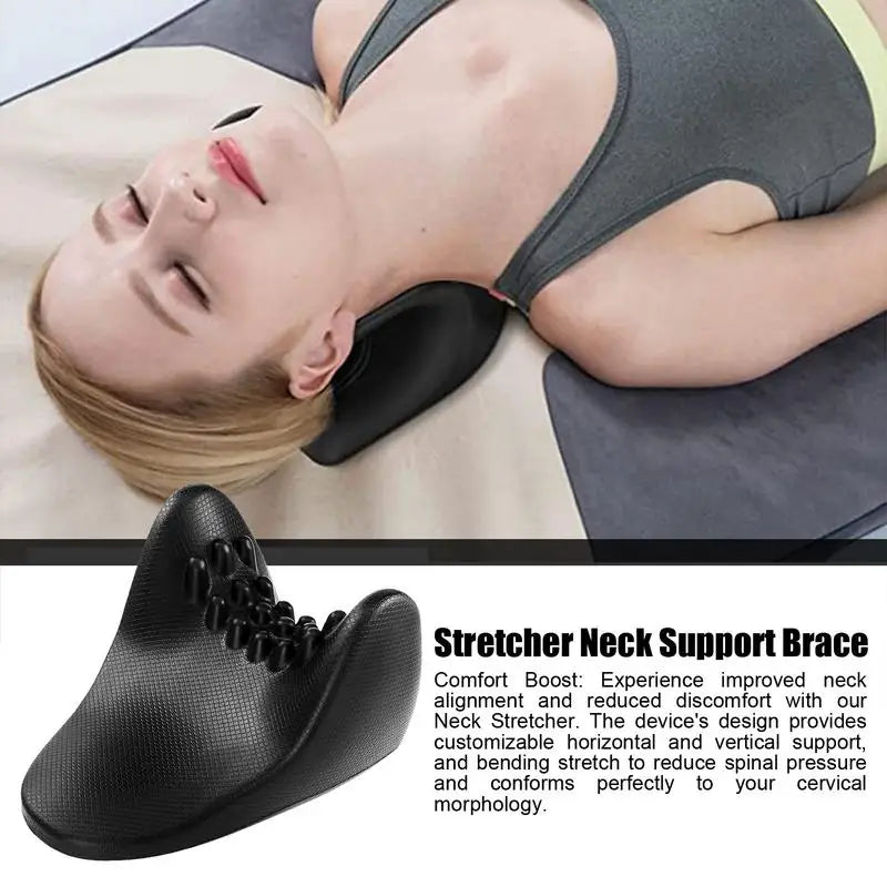 Neck Pillow Neck Shoulder Stretcher Relaxer Cervical Device Pillow For Pain Relief Cervical Spine Alignment Gift Massage Pillow